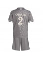 Real Madrid Daniel Carvajal #2 Alternativní dres pro děti 2024-25 Krátký Rukáv (+ trenýrky)